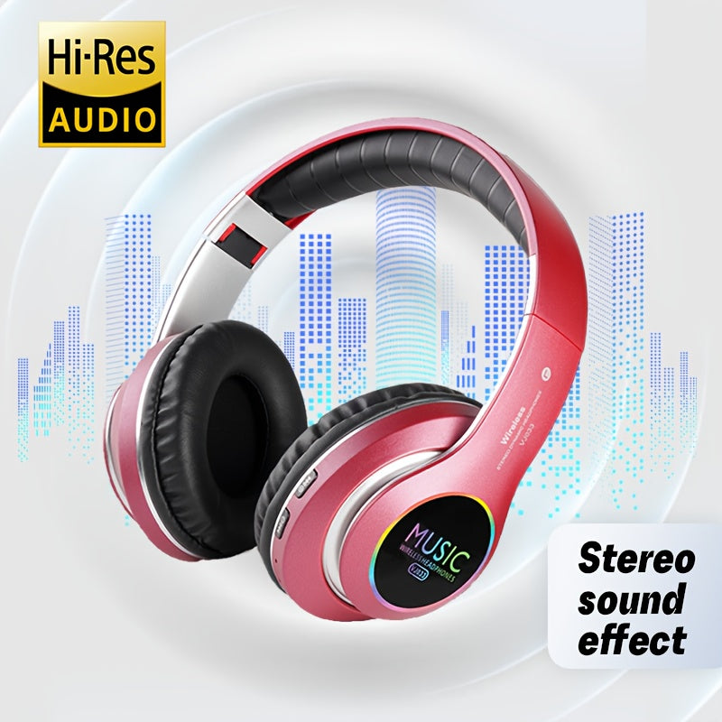 Comfortable Wireless Gaming Headphones with Adjustable Sound