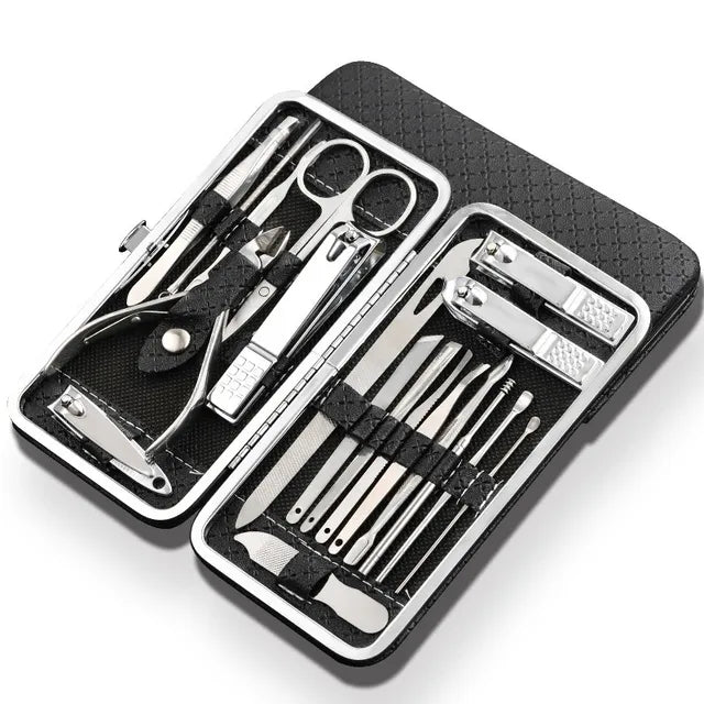 All-in-One 19-Piece Nail Care Set for Hands and Feet