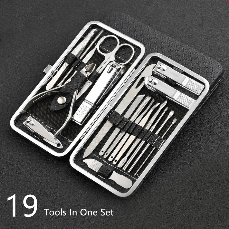 All-in-One 19-Piece Nail Care Set for Hands and Feet