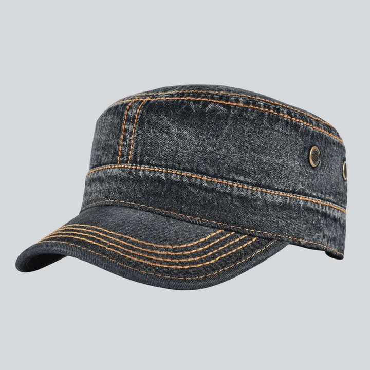 Dalton | Robust vintage cap (Washed Black)