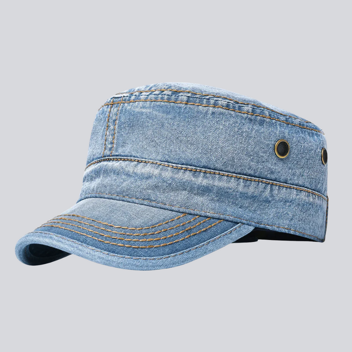 Shane | Robust vintage cap (Light Denim)