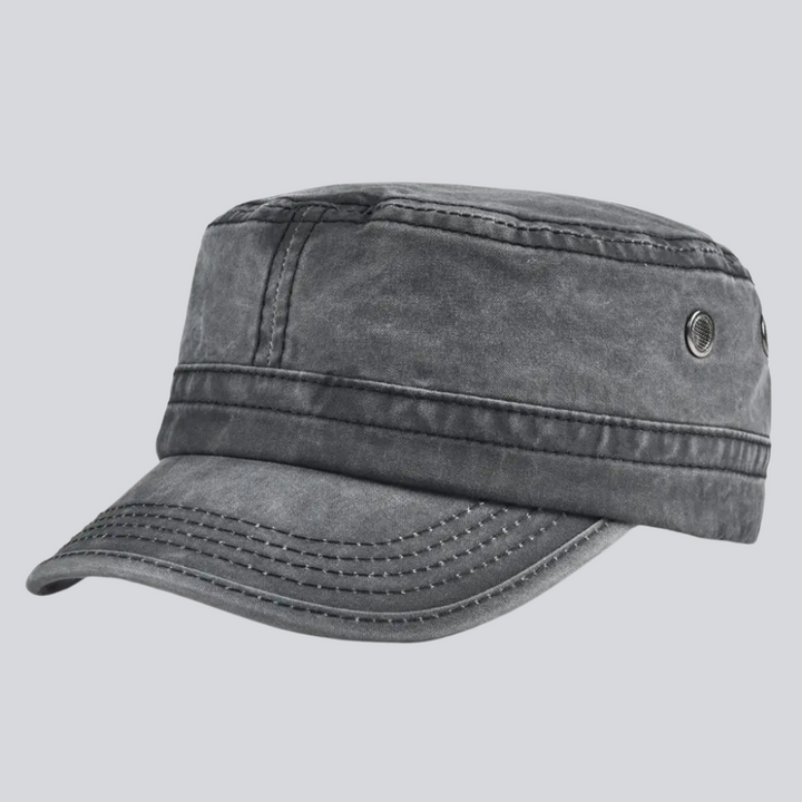 Derrick | Robust vintage cap (Charcoal Gray)