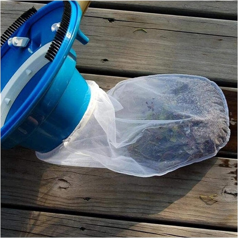 Powerful Suction Pool Leaf Vacuum Cleaner with Quick-Connect Hose Adapter