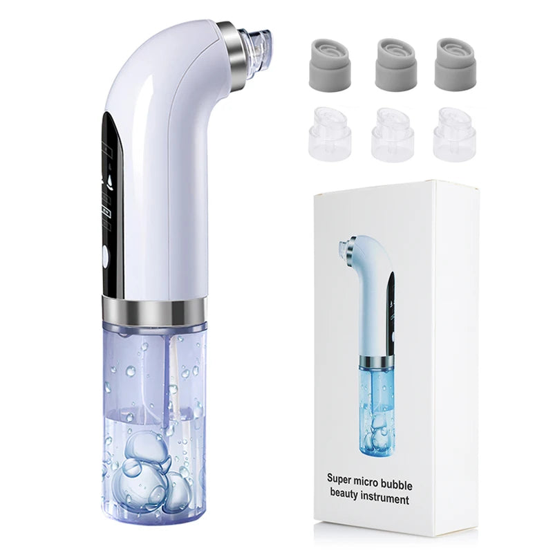 Electric Blackhead Remover Vacuum with Blue Light Technology