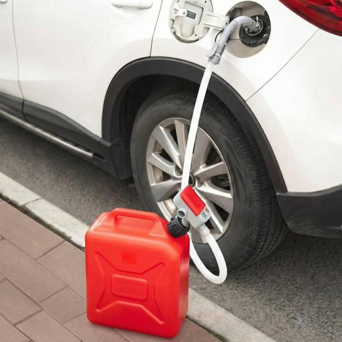 Electric Portable Fuel Transfer Pump with Self-Priming Technology
