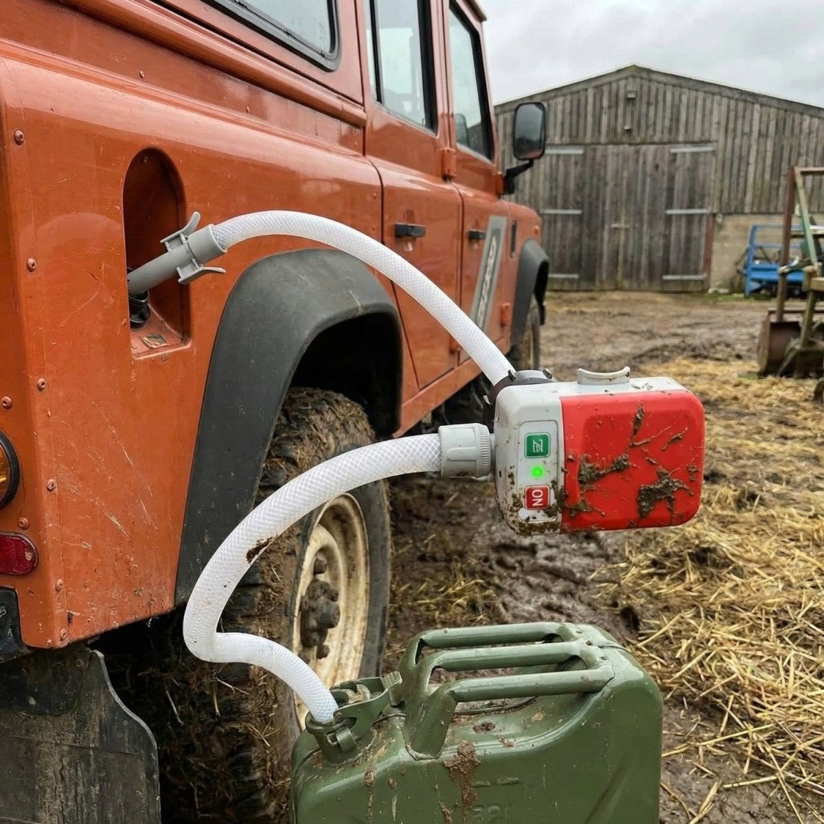 Electric Portable Fuel Transfer Pump with Self-Priming Technology