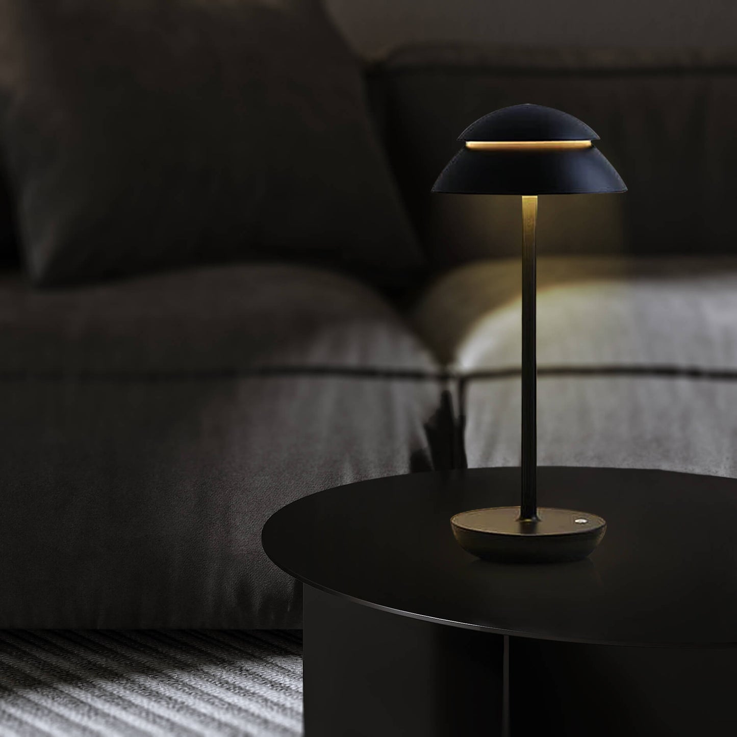 Touch-Controlled Portable LED Table Lamp with Rechargeable Battery