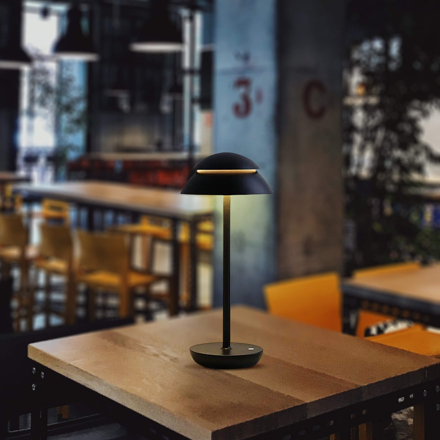 Touch-Controlled Portable LED Table Lamp with Rechargeable Battery