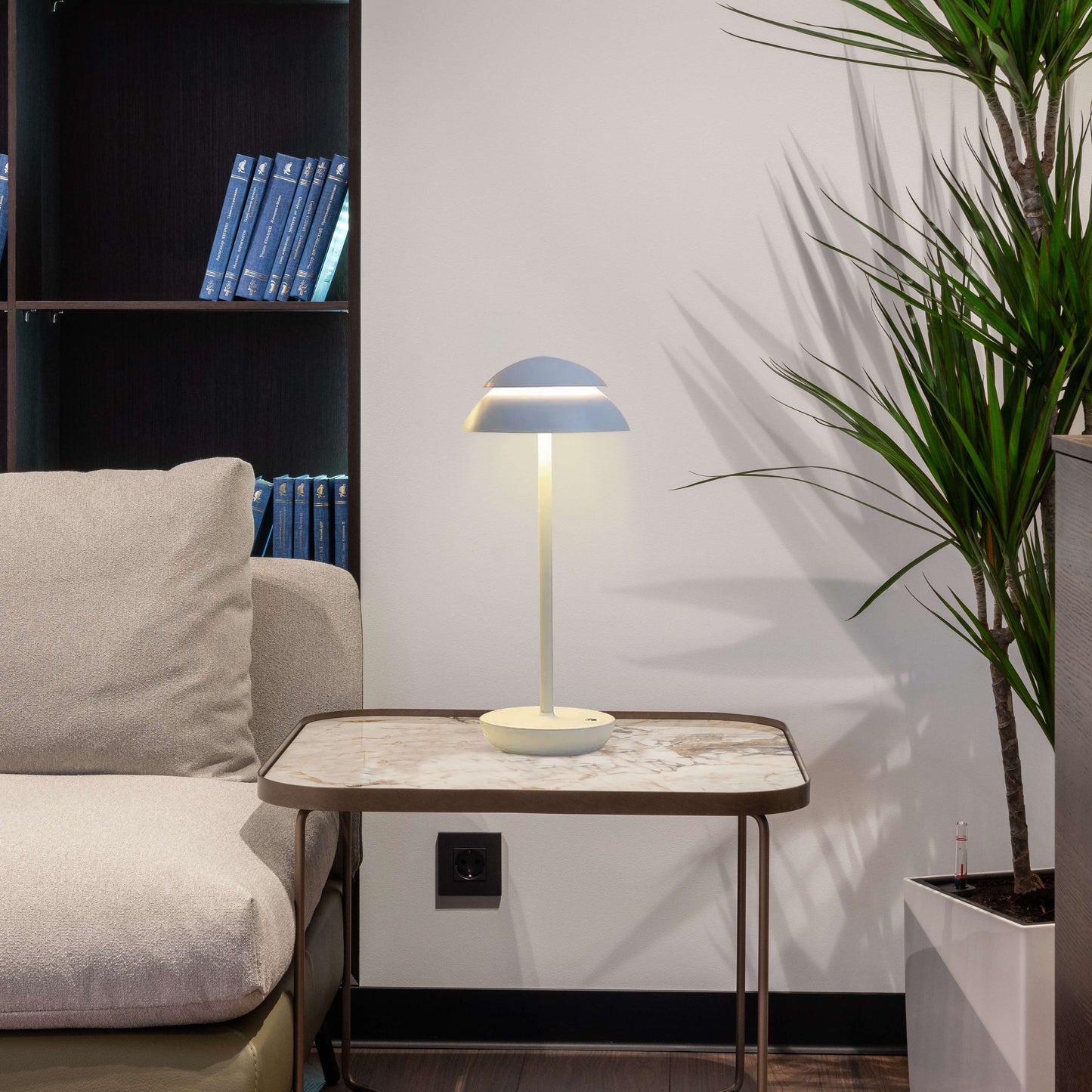 Touch-Controlled Portable LED Table Lamp with Rechargeable Battery
