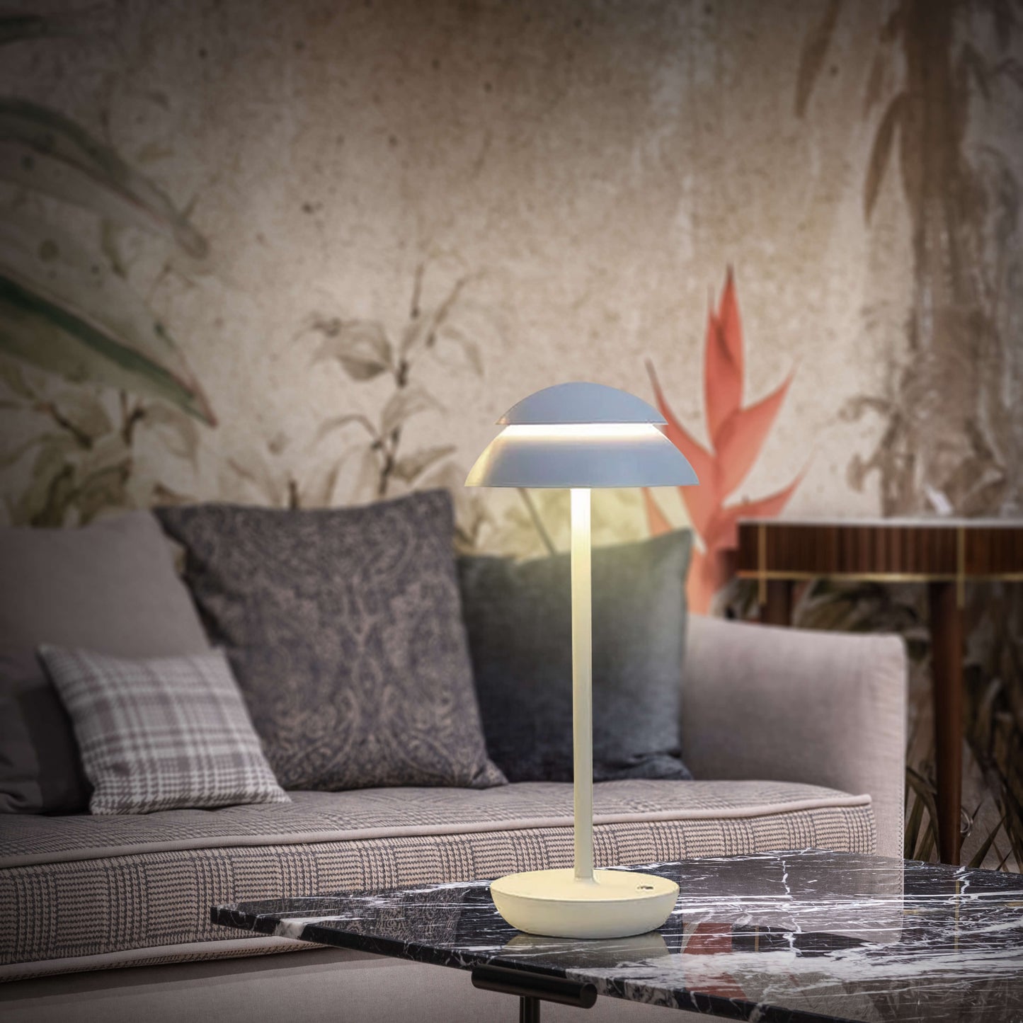 Touch-Controlled Portable LED Table Lamp with Rechargeable Battery