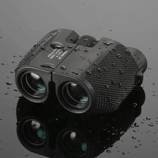 Compact 10x Magnification Portable Binoculars with Night Vision