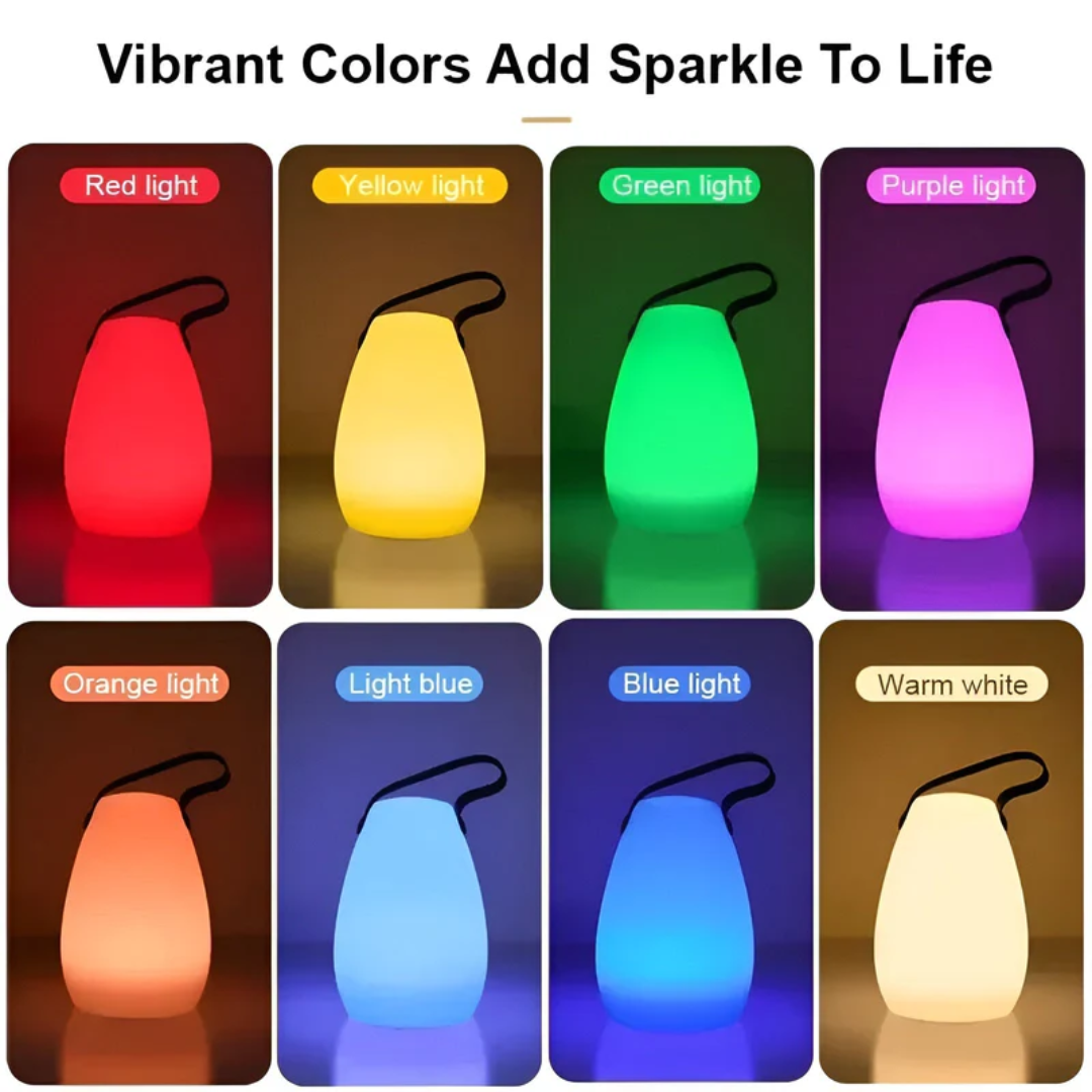 Portable Waterproof Wireless LED Table Lamp