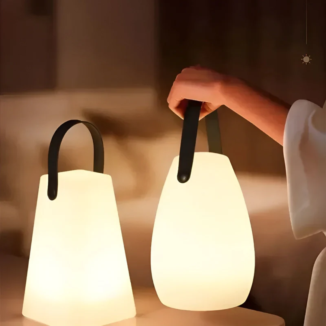 Portable LED Table Lamp with Adjustable Brightness and Color Change