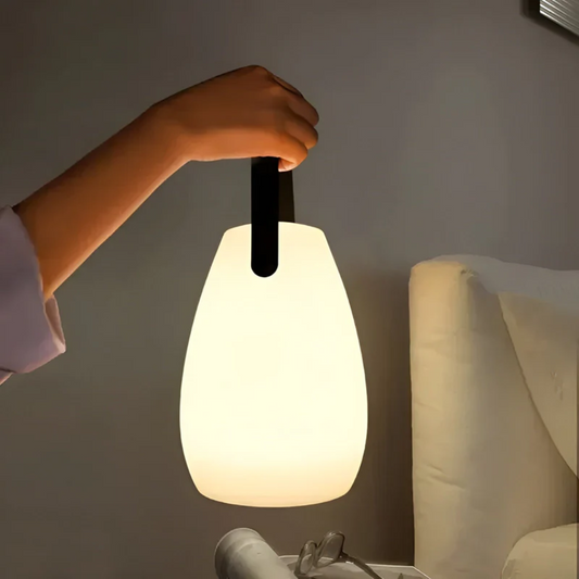 Portable LED Table Lamp with Adjustable Brightness and Color Change