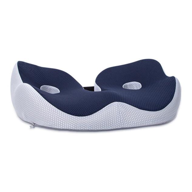 Ergonomic Memory Foam Seat Cushion for Back Pain Relief