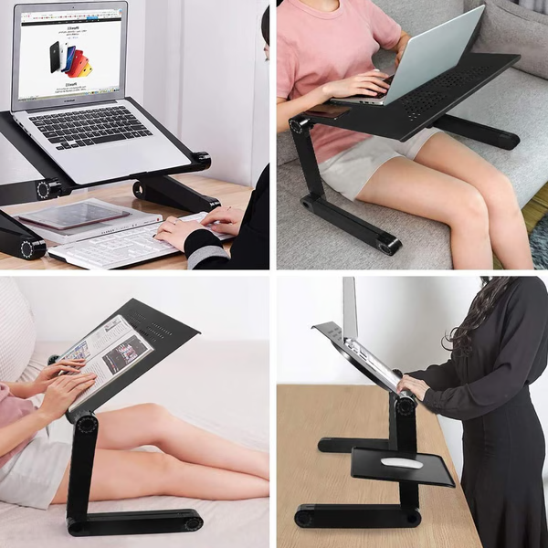 Height Adjustable Laptop Stand for Ergonomic Comfort