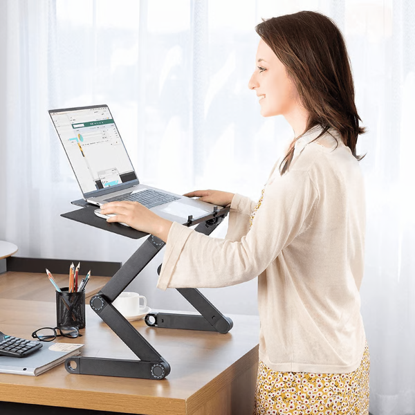 Height Adjustable Laptop Stand for Ergonomic Comfort