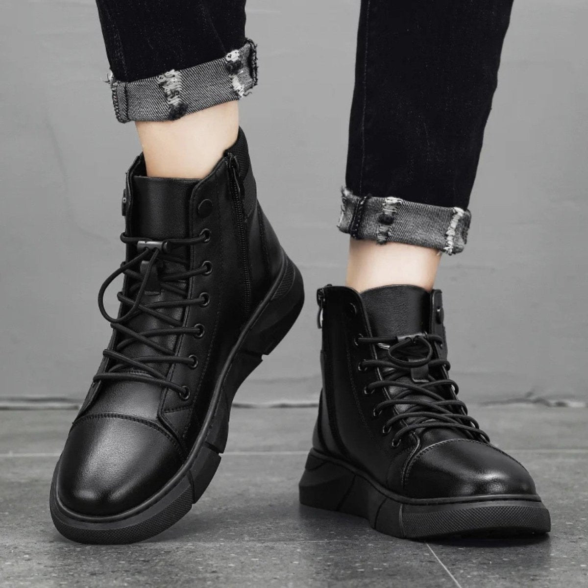 Posture-Correcting High-Top Support Sneakers