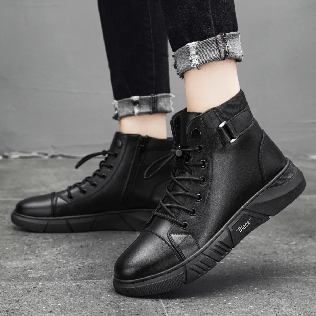 Posture-Correcting High-Top Support Sneakers