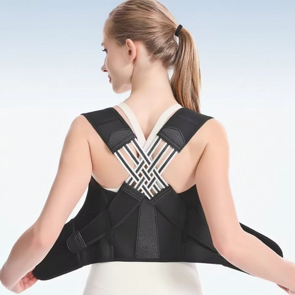 Adjustable Mesh Back Posture Corrector for Spine Alignment