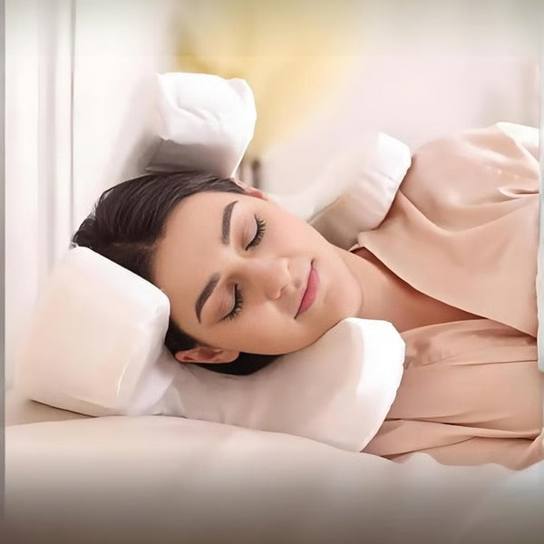 Ergonomic Memory Foam Face Pillow for All Sleeping Positions