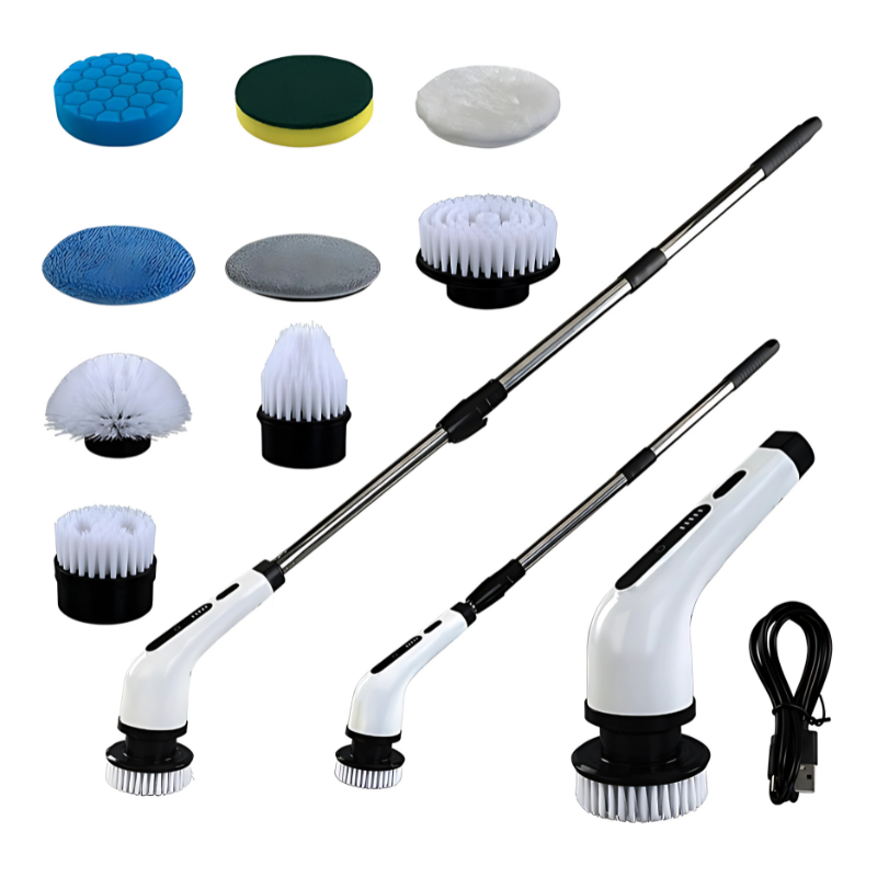 Wireless 360° Electric Cleaning Brush with Telescopic Handle