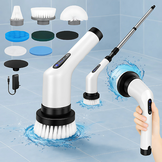 Wireless 360° Electric Cleaning Brush with Telescopic Handle