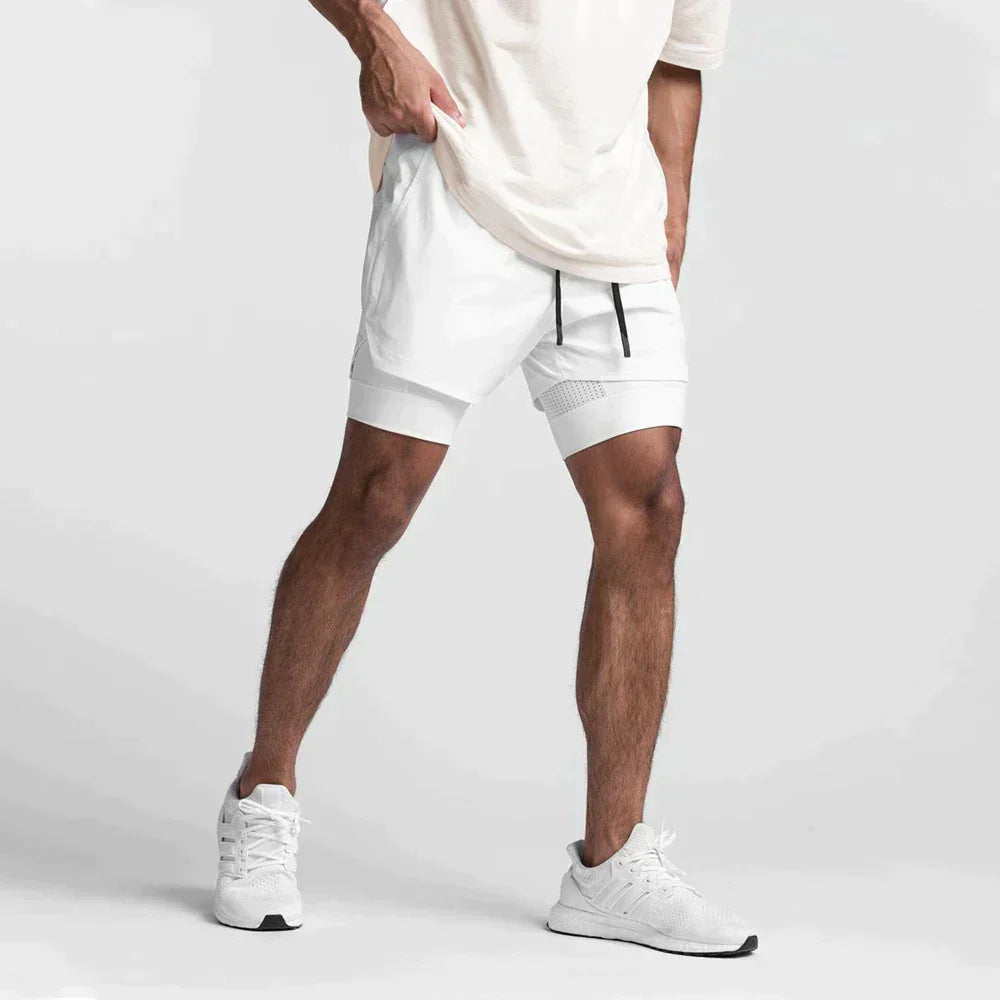 Lightweight Breathable Fitness Shorts with Pockets