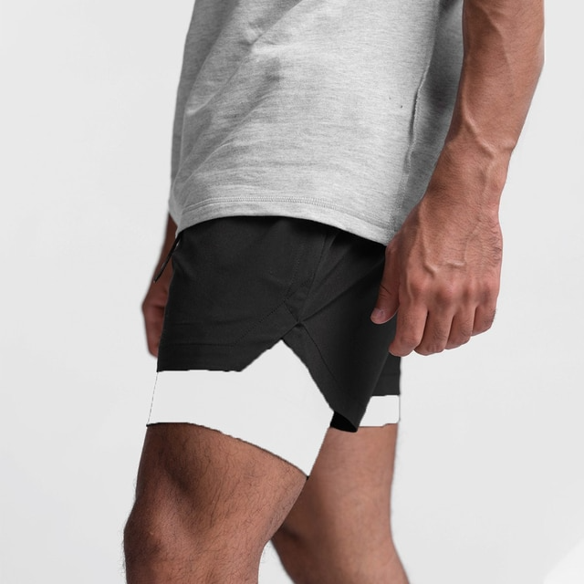 Lightweight Breathable Fitness Shorts with Pockets