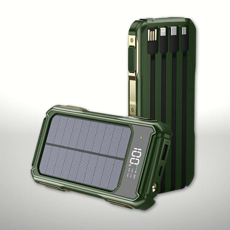 20000mAh Solar Power Bank with USB Charging
