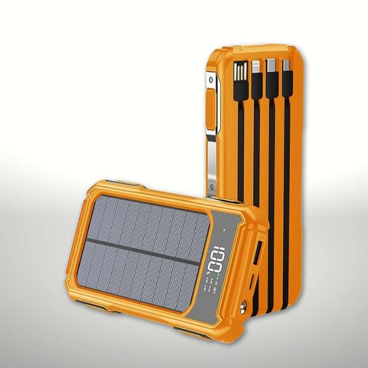 20000mAh Solar Power Bank with USB Charging