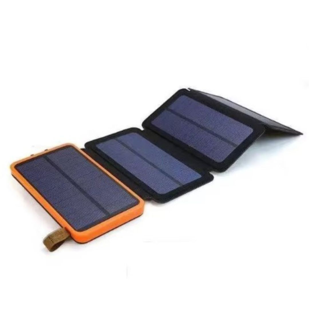 Portable Foldable Waterproof Solar Power Bank with Dual USB Ports