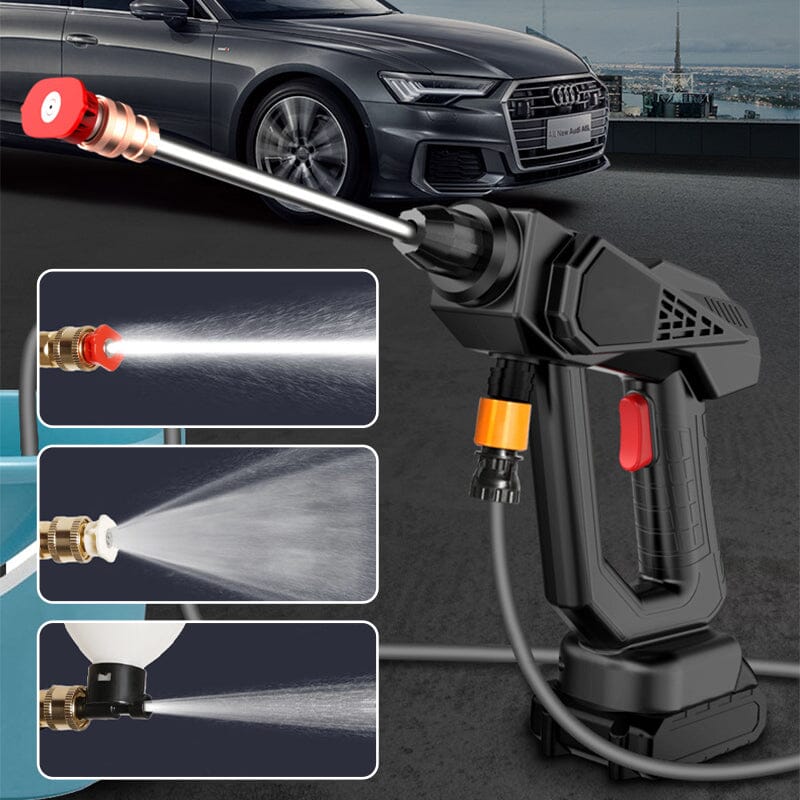 Portable High-Pressure Wireless Cleaner with Versatile Spray Patterns