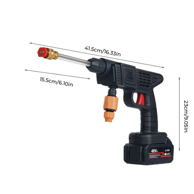 Portable High-Pressure Wireless Cleaner with Versatile Spray Patterns