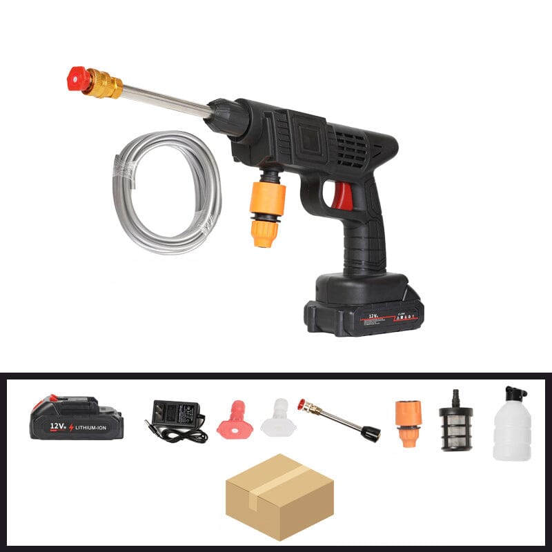Portable High-Pressure Wireless Cleaner with Versatile Spray Patterns