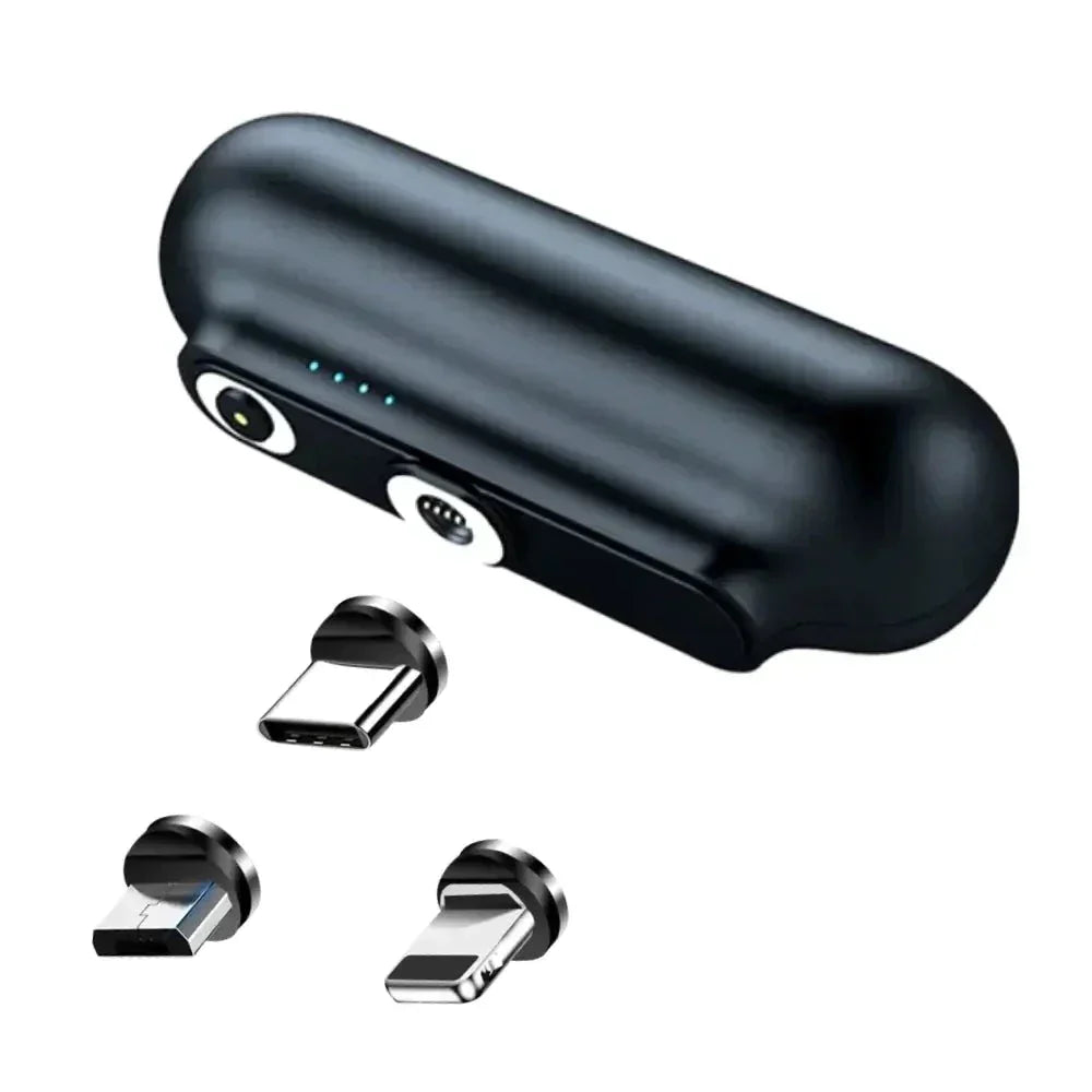 Wireless Power Bank with Magnetic Connectors and Fast Charging