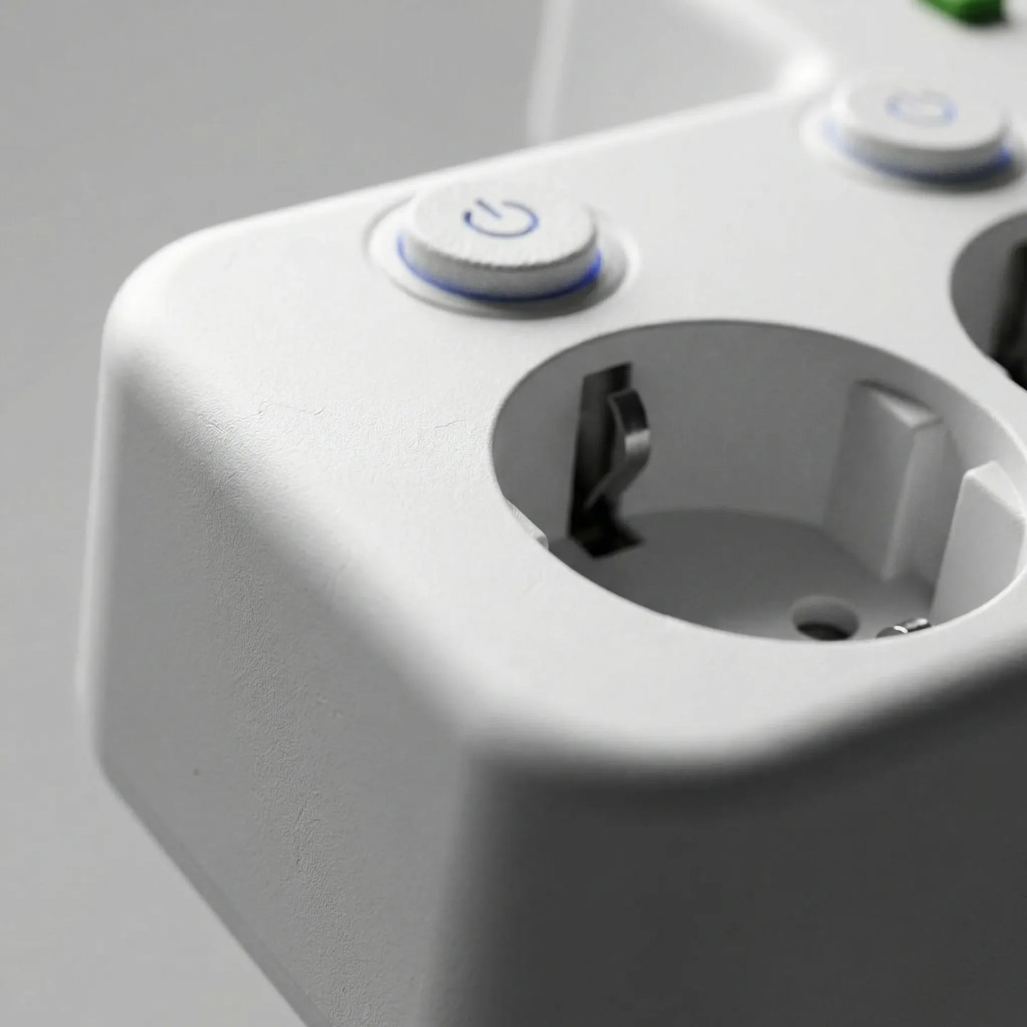Wall-Mounted Power Strip with USB and Type C Ports
