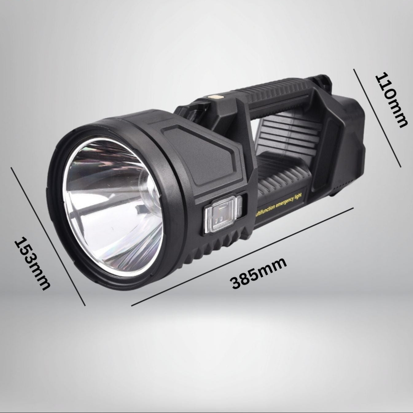 Rechargeable LED Flashlight with 500m Range and Long Battery Life