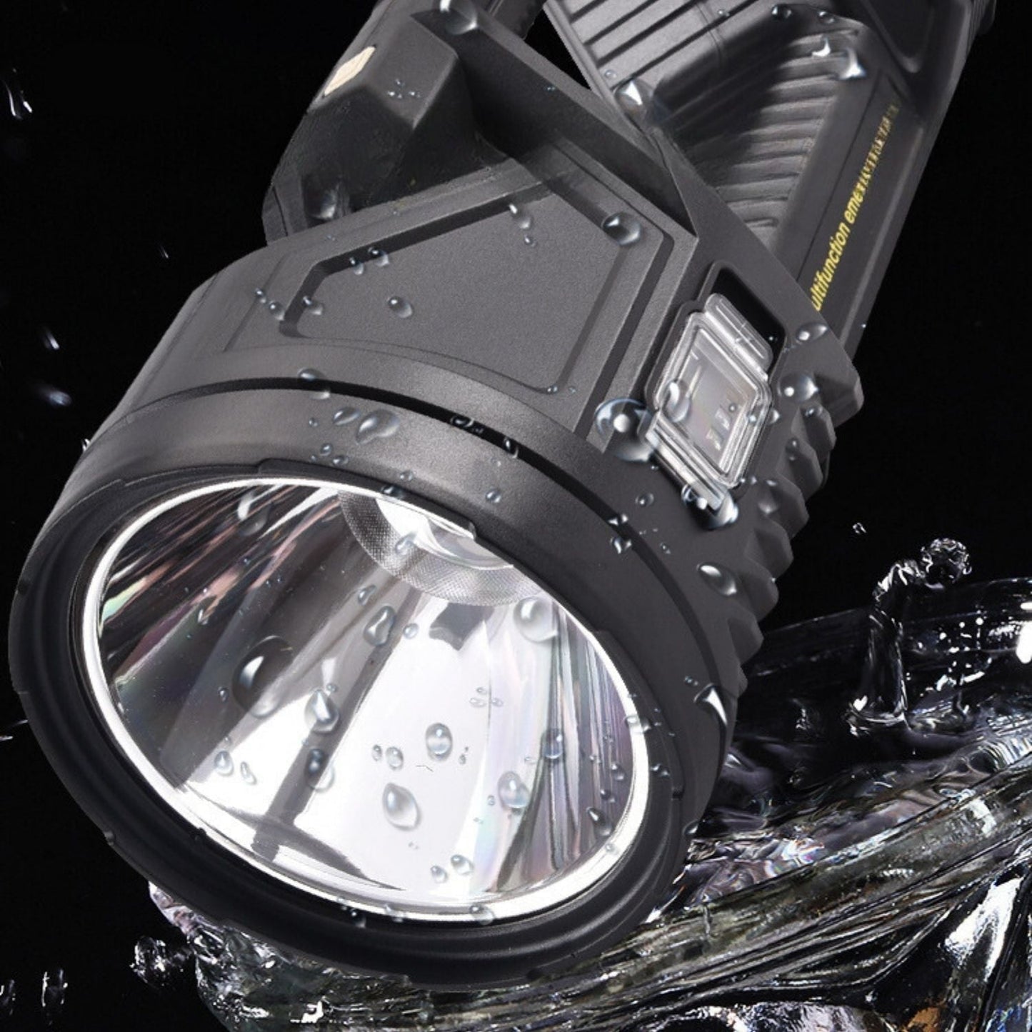 Rechargeable LED Flashlight with 500m Range and Long Battery Life