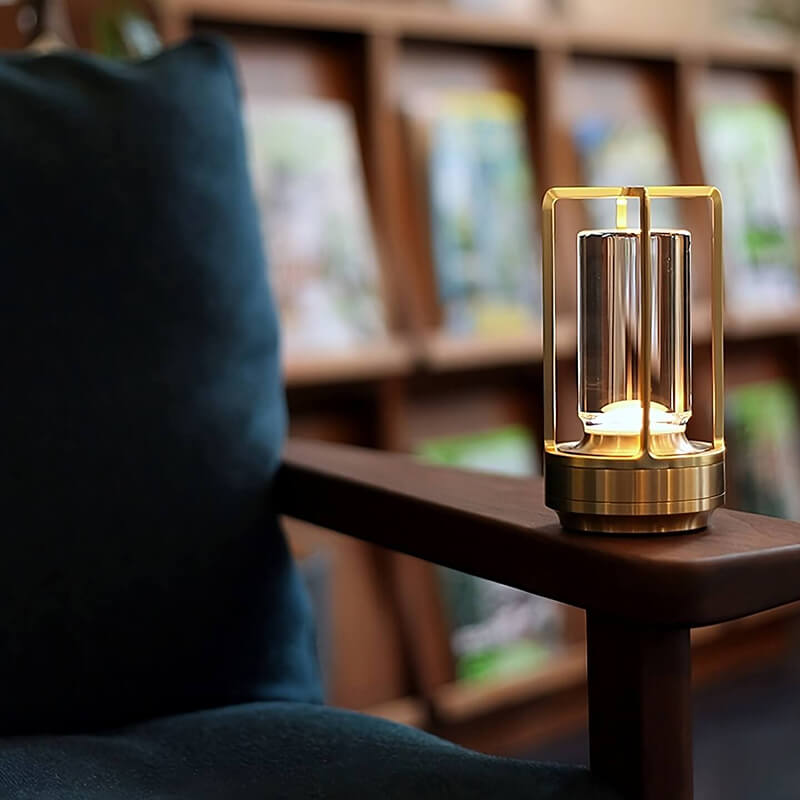 Wireless Waterproof Touch-Sensitive Table Lamp with Adjustable Brightness