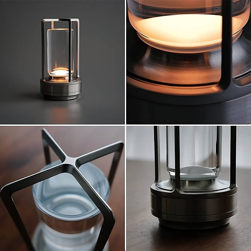 Wireless Waterproof Touch-Sensitive Table Lamp with Adjustable Brightness