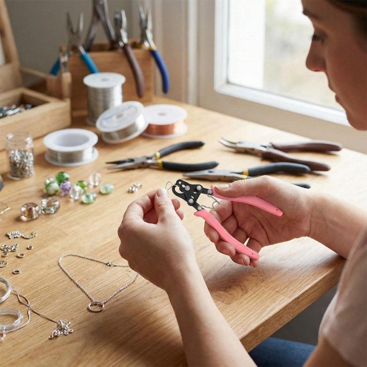 Jewelry Looping Pliers for Effortless Loop Creation