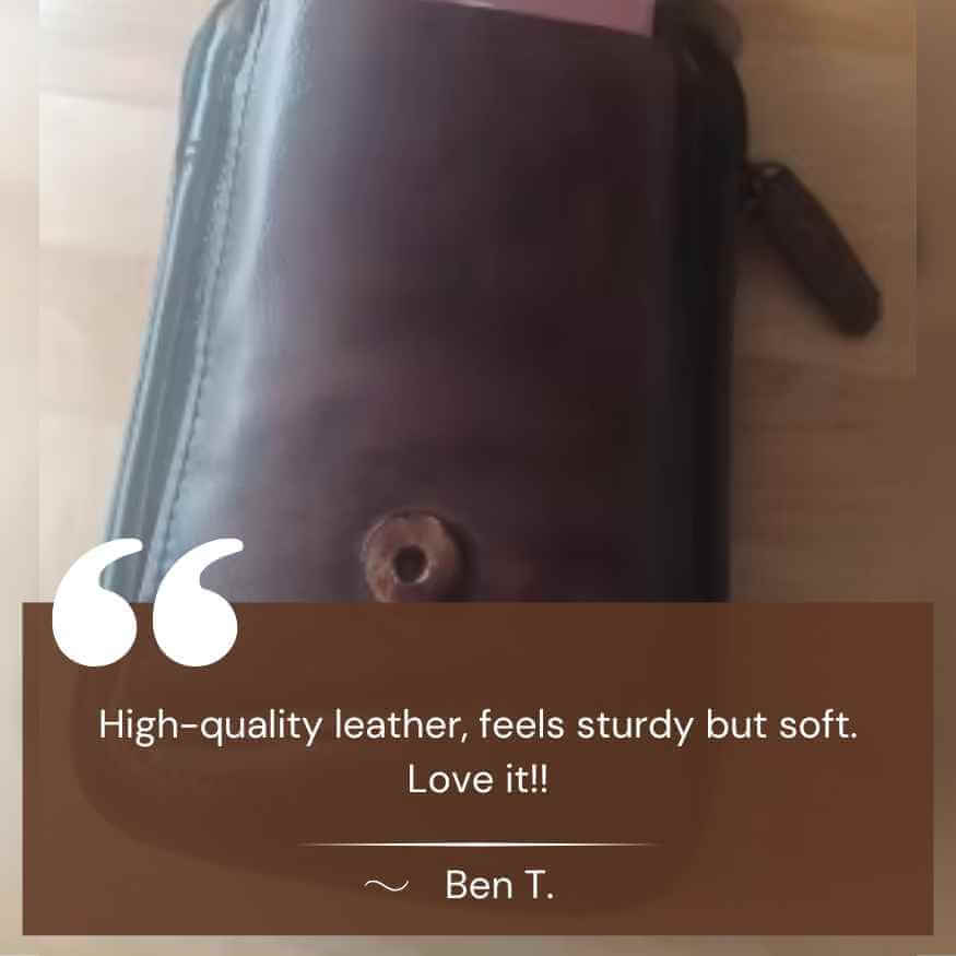 Genuine Leather Vintage Belt Bag for Men
