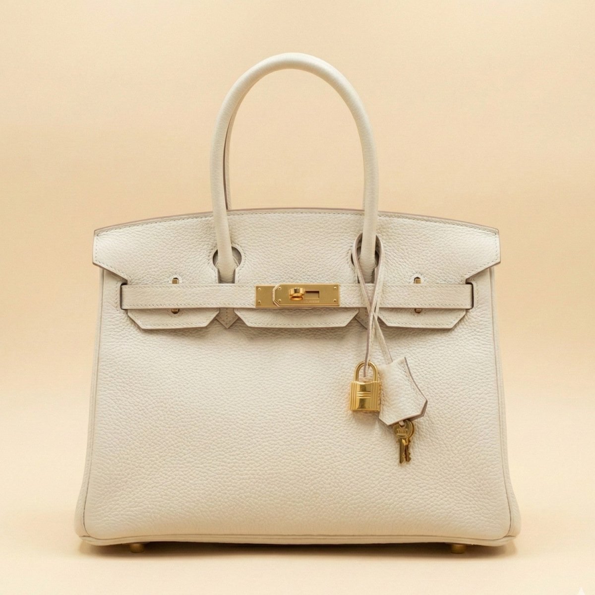 Premium Cowhide Leather Handbag with Zipper Pockets