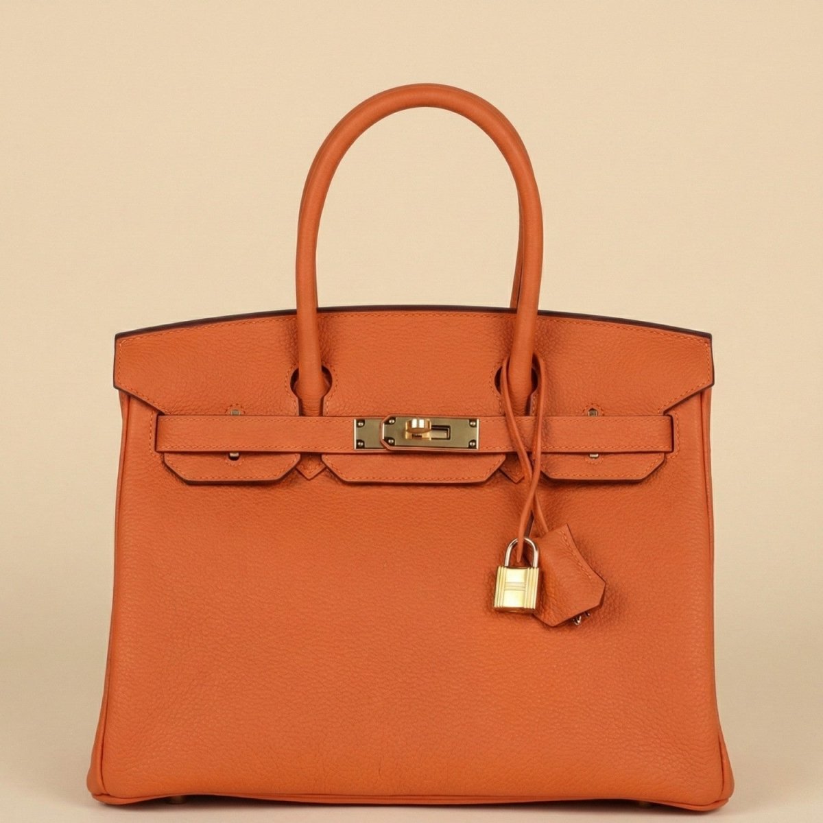 Premium Cowhide Leather Handbag with Zipper Pockets