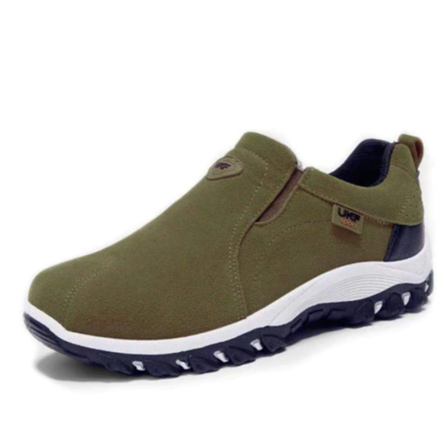 Orthopedic Trekking Shoes for Men with Arch Support and Anti-Slip Sole