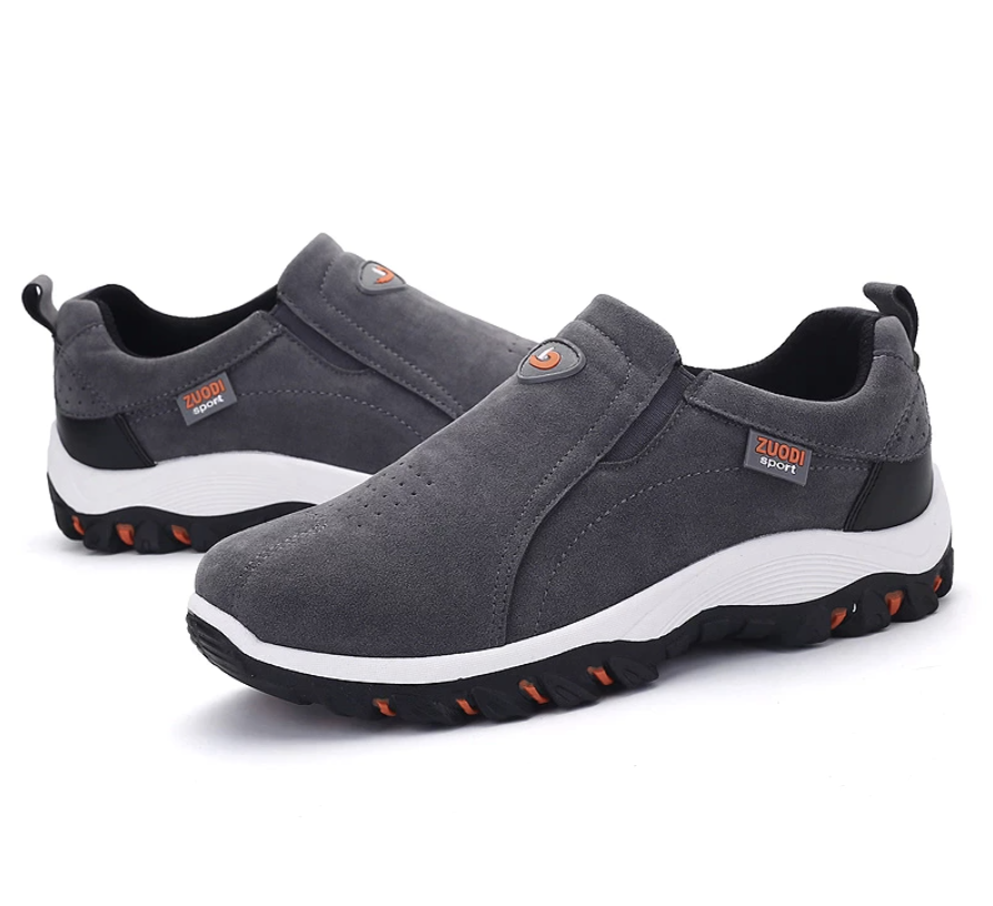 Orthopedic Trekking Shoes for Men with Arch Support and Anti-Slip Sole