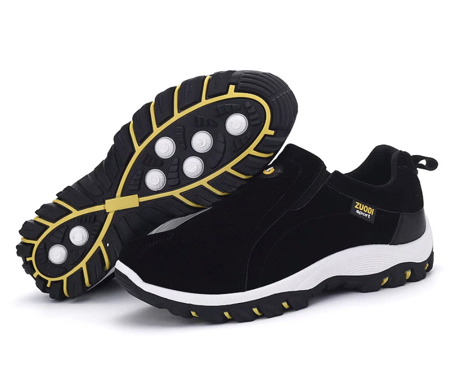 Orthopedic Trekking Shoes for Men with Arch Support and Anti-Slip Sole