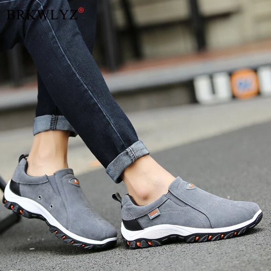 Orthopedic Trekking Shoes for Men with Arch Support and Anti-Slip Sole