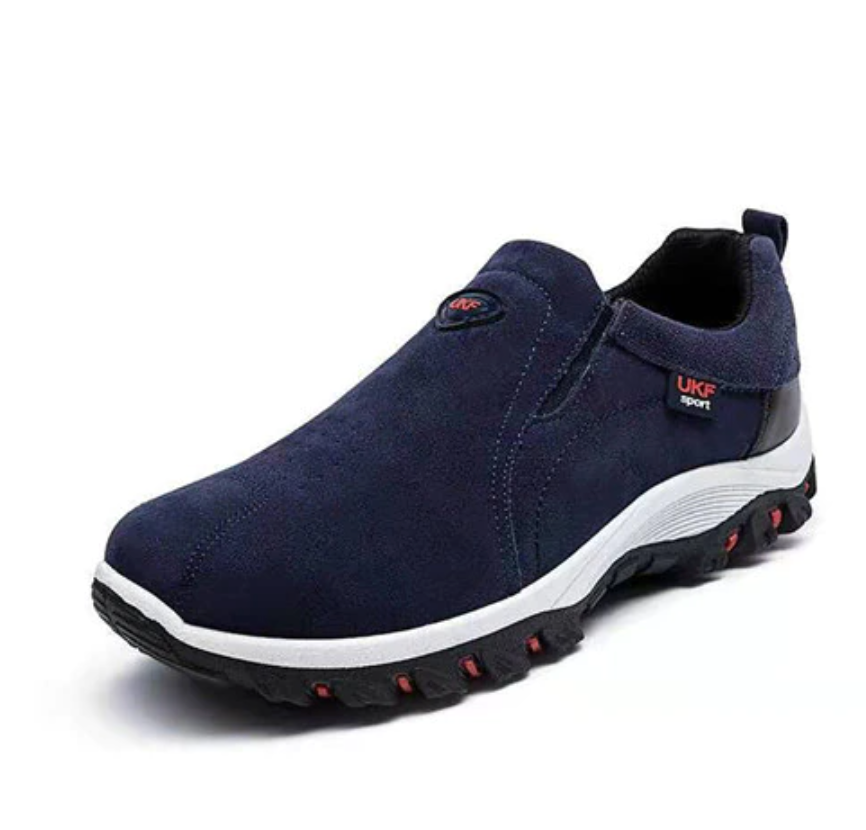 Orthopedic Trekking Shoes for Men with Arch Support and Anti-Slip Sole